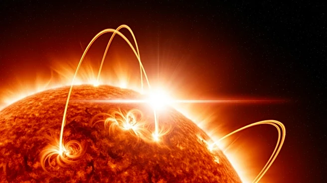 NASA Observes Strong Solar Flare Impacting Space Weather