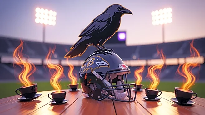 Baltimore Ravens and Dunkin Host Pep Rally in Maryland Before Game Against Browns