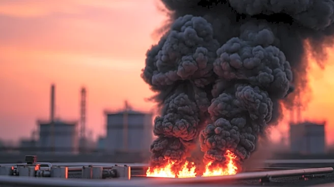 Novorossiysk Oil Terminal Ablaze After Ukrainian Drone Strike Halts Operations