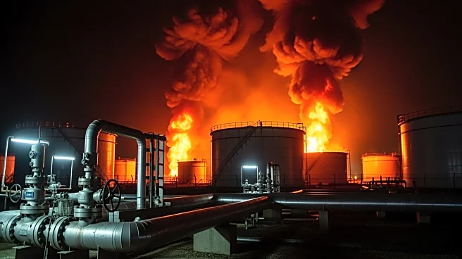 Ukraine Drone Strike Ignites Major Fire at Russian Oil Terminal in Novorossiysk