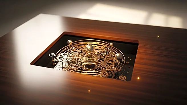 Innovative Clockwork Coffee Table Features Unique Star System Model