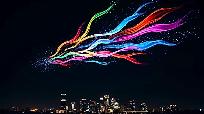 David Hockney's Paintings Transformed into Drone Light Show Over Bradford