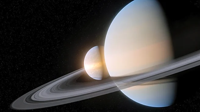 Titan's Reappearance Behind Saturn Captivates U.S. Skywatchers