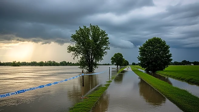 Storm Claudia Causes Major Flooding in Monmouth, Wales