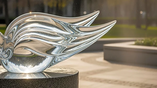 Athens Municipality Cleans Iconic 'Dromeas' Glass Sculpture, Preserving Cultural Heritage