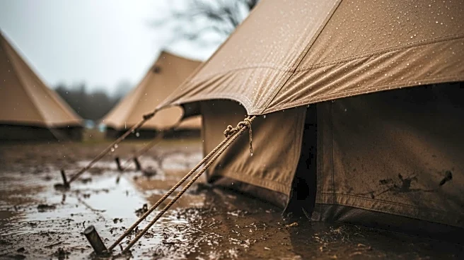 Gaza Tent Camp Faces Challenges as Winter Rains Cause Flooding