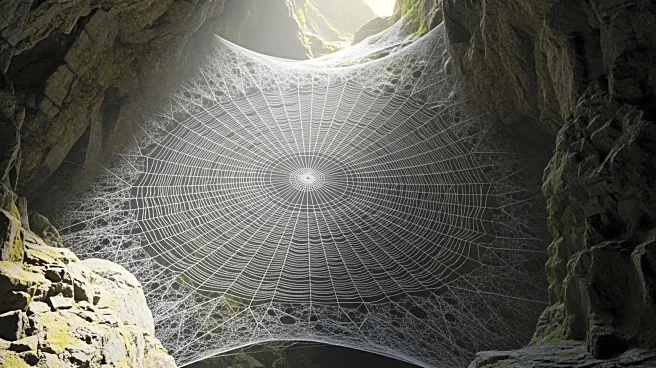 Discovery of World's Largest Spider Web with 110,000 Arachnids in Albanian Cave
