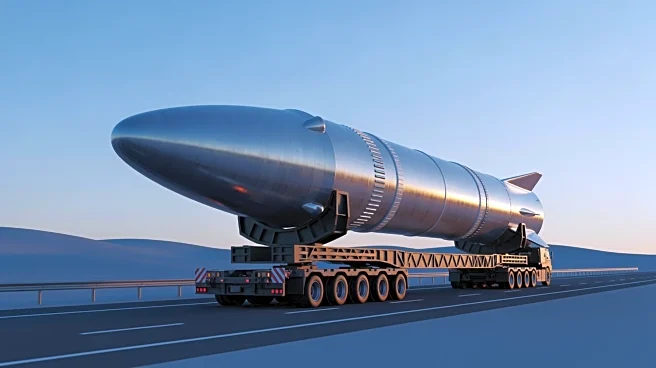 Blue Origin's New Glenn Rocket Transported on Highway Ahead of Launch