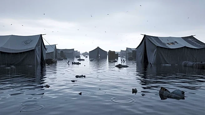 Heavy Rainfall Floods Displaced Palestinians' Camps in Gaza, Exacerbating Humanitarian Crisis