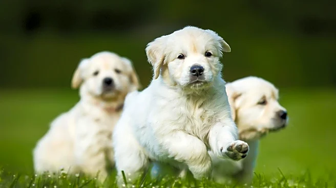 Guide Dog Puppies Form 'Guard of Honour' at Gloucester Hartpury Rugby Match