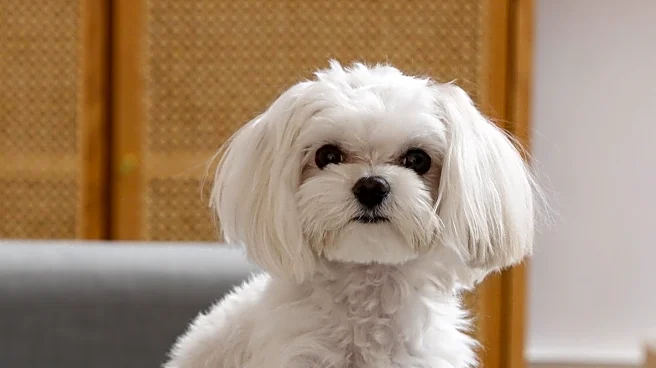 Maltipoo Dog Chooses Pee Pad Over Designer Bed