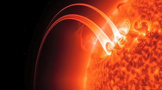 NOAA Satellite Captures Massive Solar Prominences