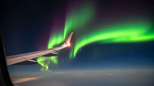 Passenger Captures Stunning Northern Lights Display from Plane