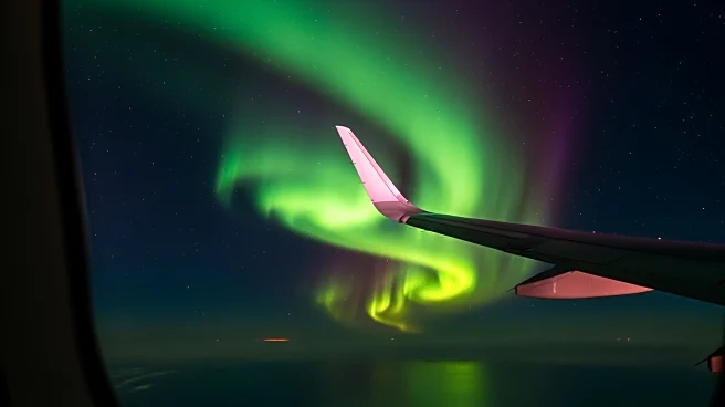Passenger Captures Stunning Northern Lights During Flight Amid Geomagnetic Storm