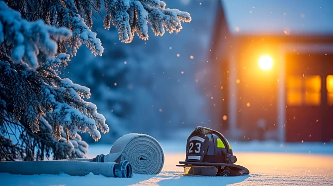 First Snowfall and Firefighter Celebrations Mark Events in West England
