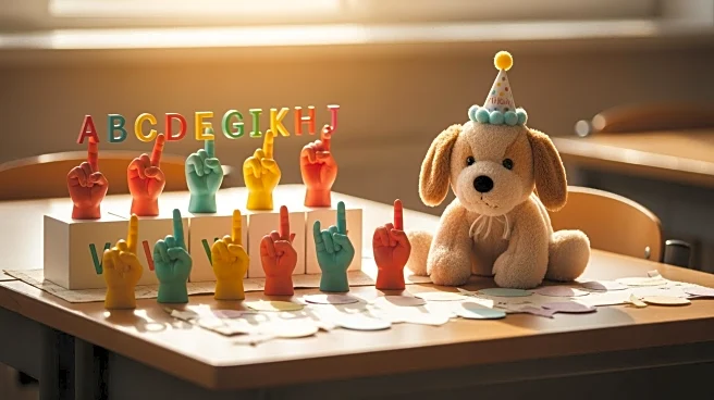 Elementary School Students Learn Sign Language for Deaf Therapy Dog's Birthday Celebration