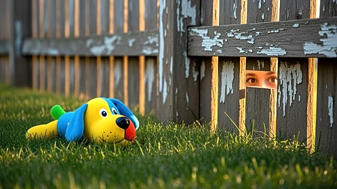 Family's New Puppy Playtime Interrupted by Abandoned Dog's Watchful Gaze