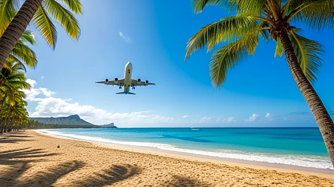 Maho Beach in Saint Martin Offers Thrilling Experience as Planes Fly Overhead