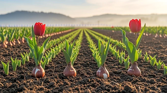 Lone Soldiers and Christian Friends of Israel Collaborate to Plant Tulips in Galilee