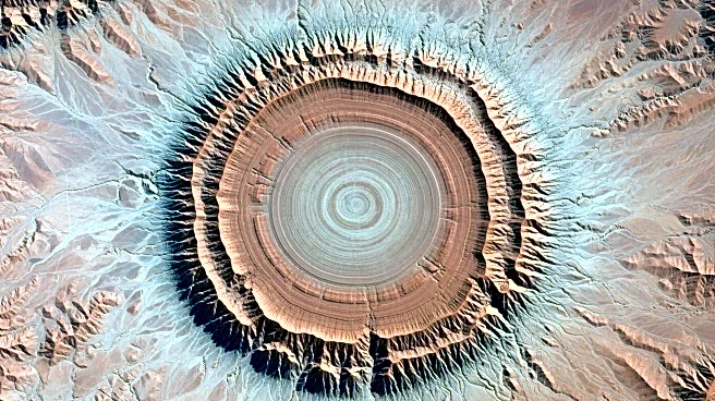 Richat Structure: Satellite Image Reveals Sahara's Geological Bull's-Eye