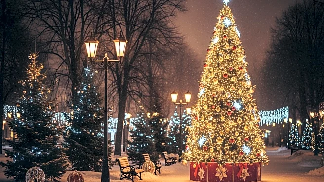 Philadelphia's Rittenhouse Square Celebrates Annual Christmas Tree Lighting