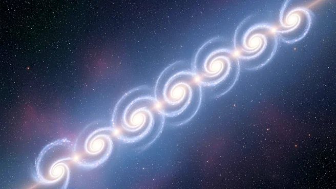 Galaxies Found Rotating in Unison Within Massive Dark Matter Filament