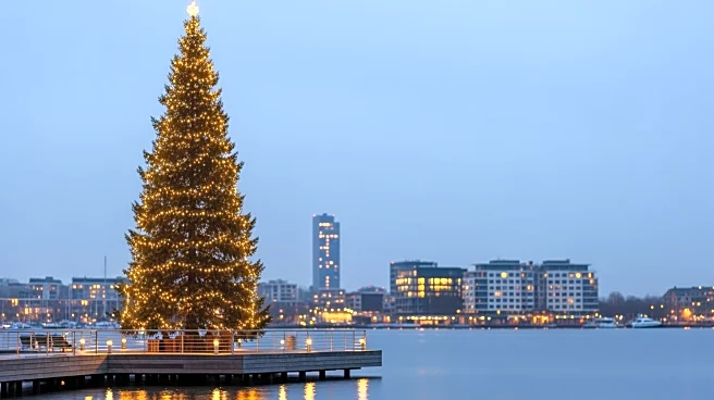 Boston's Seaport Kicks Off Holiday Season with Largest Christmas Tree Lighting