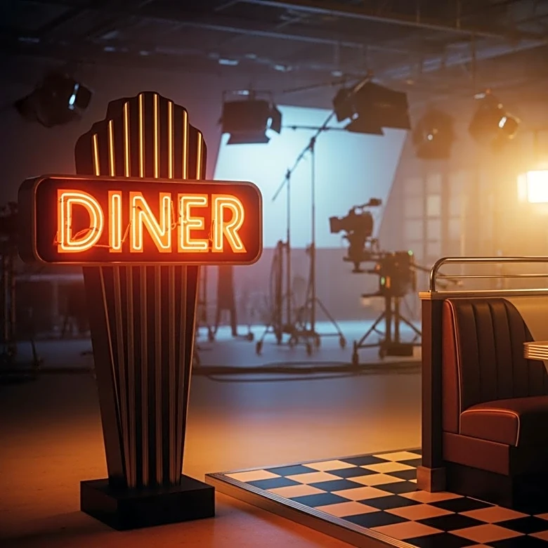 Brooklyn Diner Relocated to Movie Studio for New Film Set
