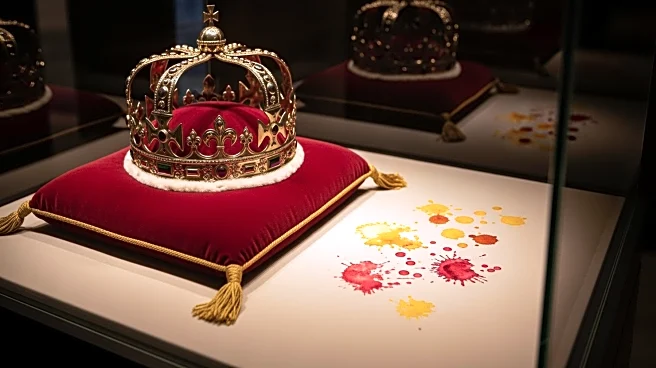 Protesters Detained After Food Attack on Crown Jewels Display at Tower of London