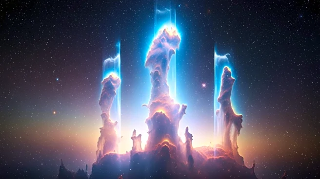 Ethereal Structure in the Sky Rivals 'Pillars of Creation'