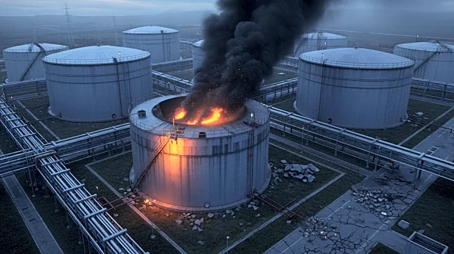 Ukrainian Drone Strike Destroys Russian Oil Depot, Causing Significant Damage