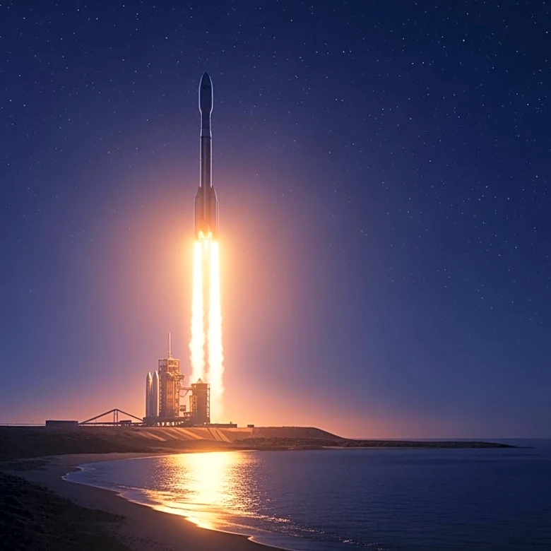 SpaceX Falcon 9 Launches Starlink Satellites from California