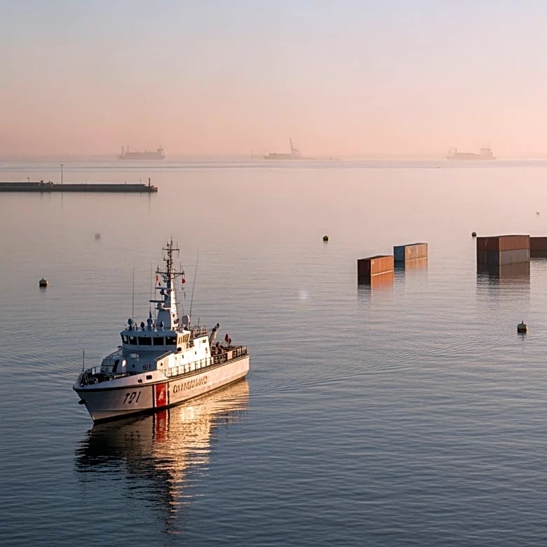 Maritime and Coastguard Agency Responds to Container Spill in Solent, Disrupting Shipping