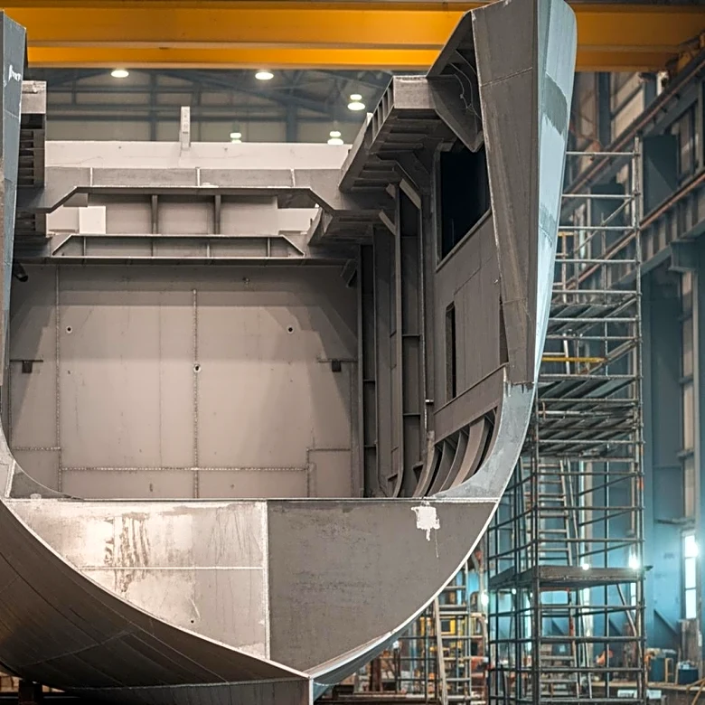 Navantia Begins Construction on UK's First Fleet Solid Support Ship