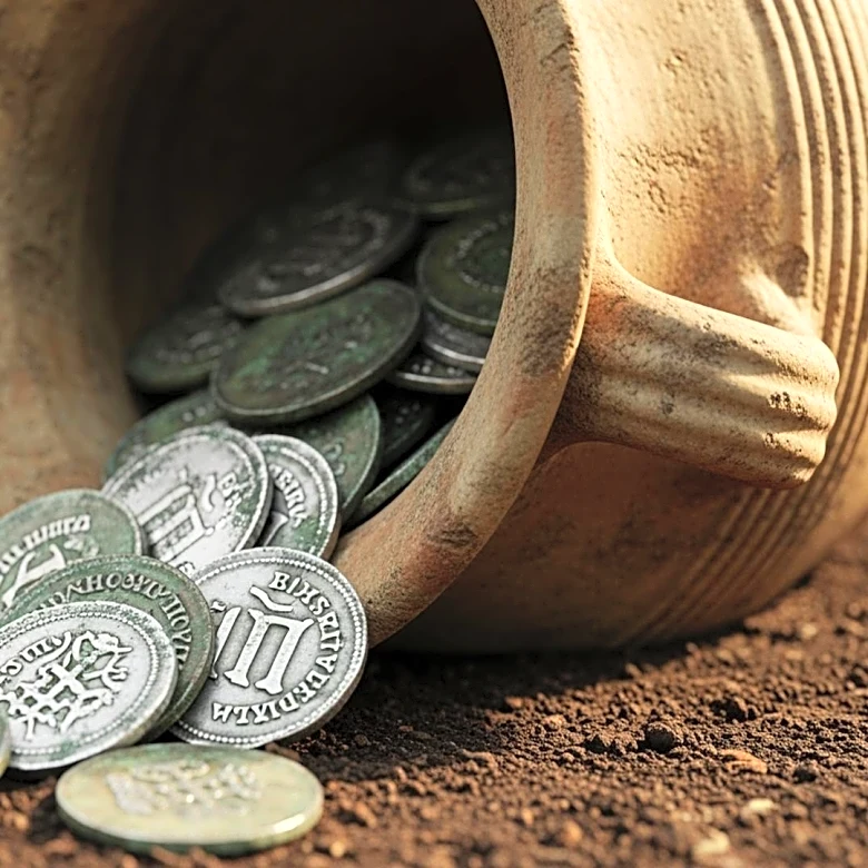 French Archaeological Dig Uncovers 40,000 Ancient Roman Coins