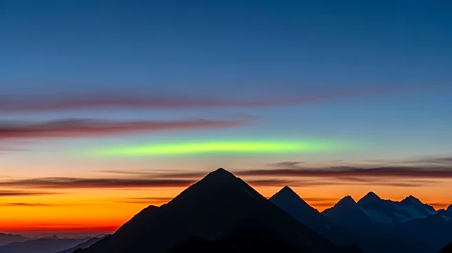Green Flash at Sunset Captured in Chilean Andes