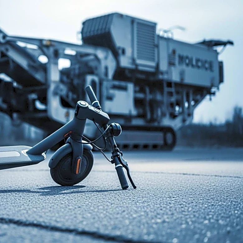 Humberside Police Warns Parents: Illegally Ridden E-Scooters to be Crushed