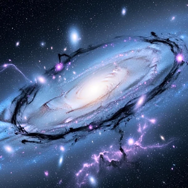 Largest Rotating Cosmic Structure of Galaxies and Dark Matter Detected