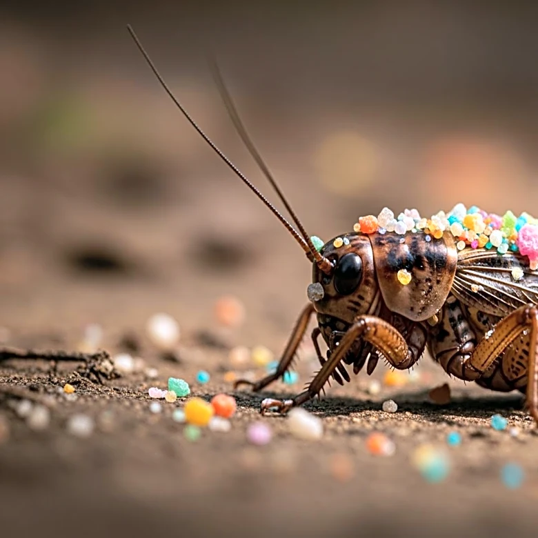 Study Reveals Crickets' Ingestion of Microplastics and Potential Environmental Impact