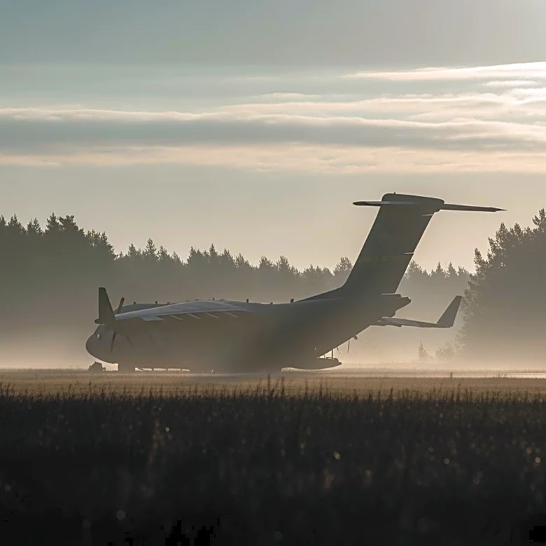 Russian Military Transport Plane An-22 Crashes in Ivanovo Region, Seven Crew Members Aboard