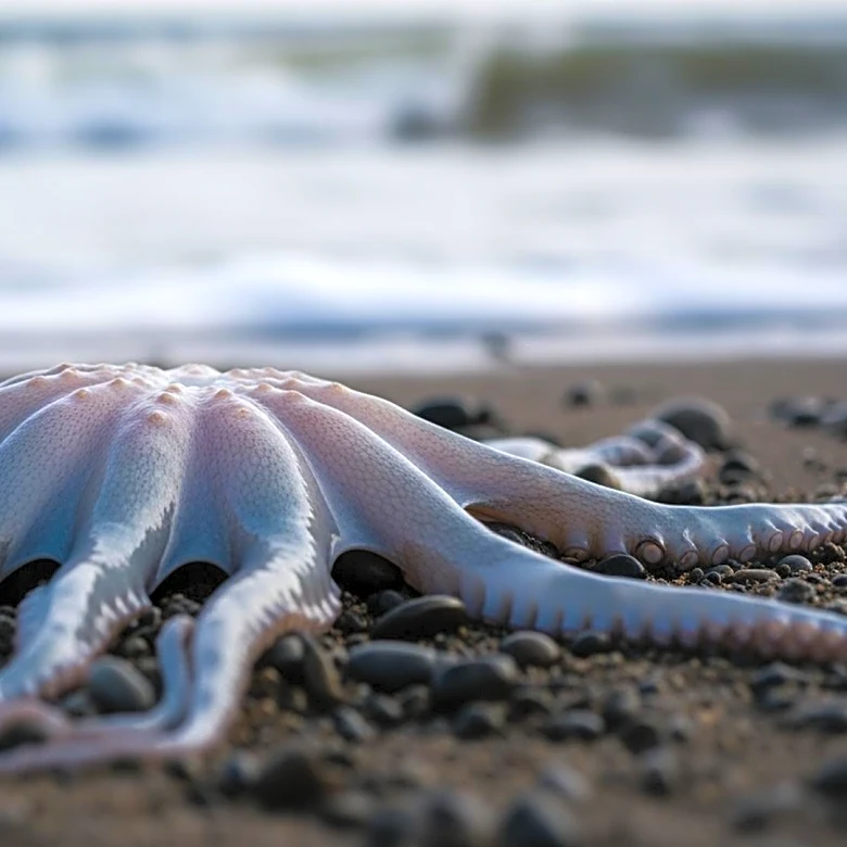 Rare Seven-Limbed Octopus Found on Scottish Beach