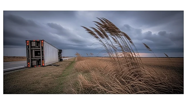 High Winds Cause Semi-Trucks to Overturn in Northern Colorado