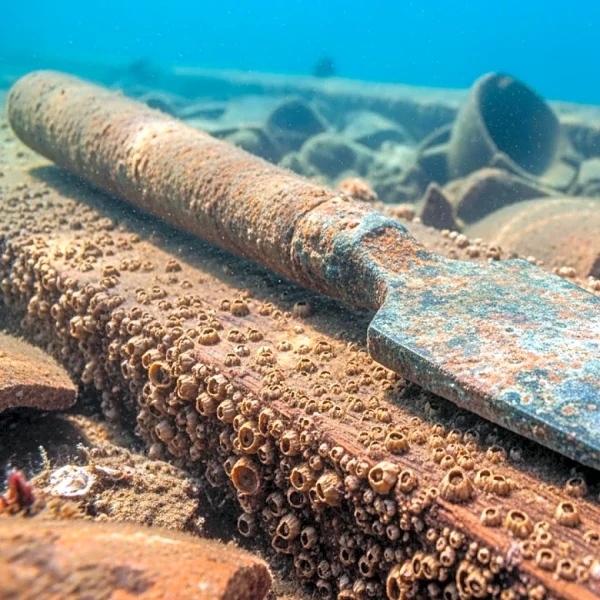 1,500-Year-Old Chisel Discovered in Byzantine Shipwreck Near Haifa