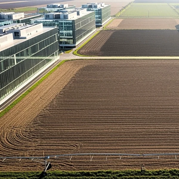 Big Tech's Expansion Sparks Concerns Among American Farmers Over Land and Resources