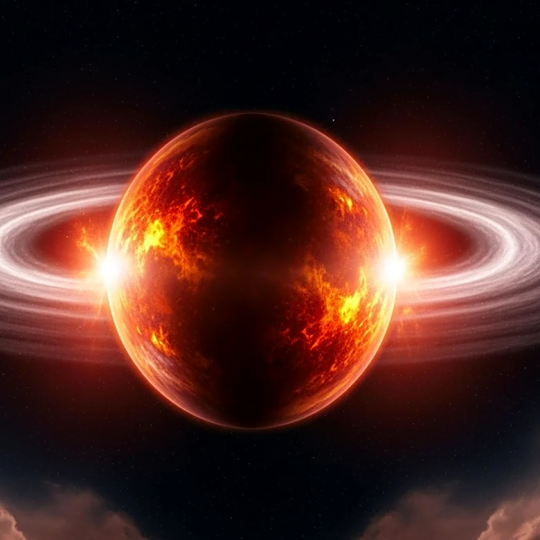 James Webb Space Telescope Observes Hot Jupiter Exoplanet with Unexplained Twin Gas Tails