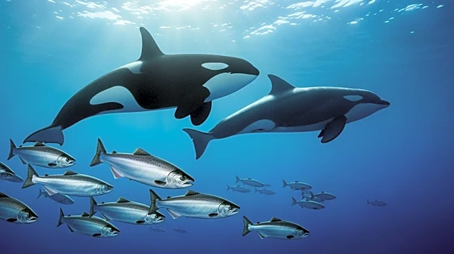 Orcas and Dolphins Collaborate for Efficient Hunting of Chinook Salmon