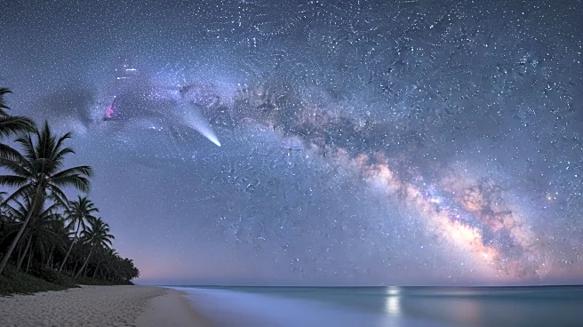 Comet Lemmon and Milky Way Captivate Stargazers Over Hawaii