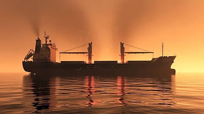 Bulk Carrier in Odesa Region Damaged by Russian Attack, Fire Erupts