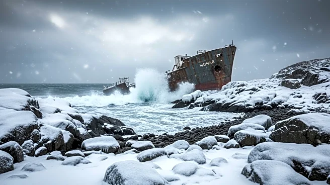 Winter Storms Cause Further Damage to Grounded MSC Baltic III in Newfoundland