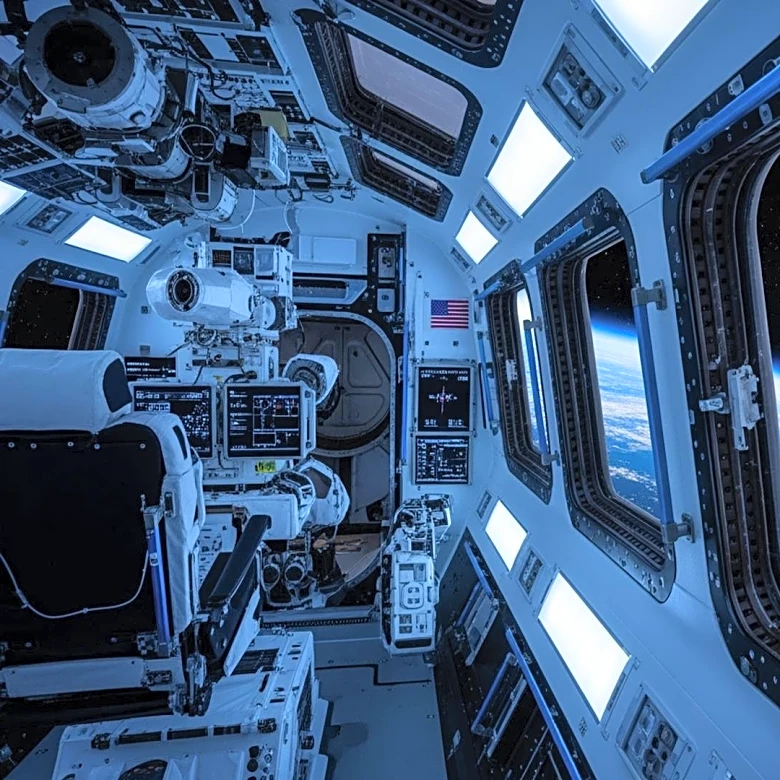International Space Station Crew Conducts Research and Maintenance Amid Stunning Earth Views
